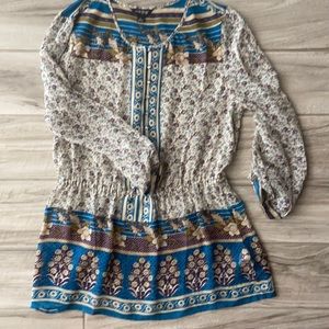 Lucky Brand boho top size large